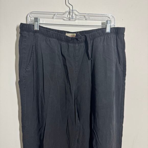 Cloth & Stone Jogger Women L Black Tencel Lyocell Lightweight Pullon Relaxed - Picture 3 of 9
